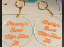 Load image into Gallery viewer, Custom Acrylic keychain with quotes