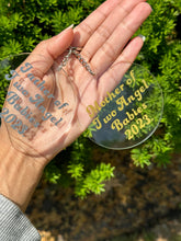 Load image into Gallery viewer, Custom Acrylic keychain with quotes
