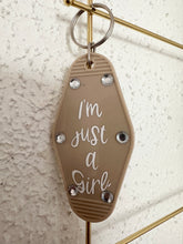 Load image into Gallery viewer, I’m just a girl -bling tan
