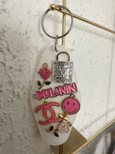 Load image into Gallery viewer, Melanin Blinged out keychain
