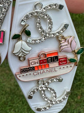 Load image into Gallery viewer, Blinged out Chanel keychain
