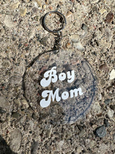 Load image into Gallery viewer, Boy Mom Keychain - white
